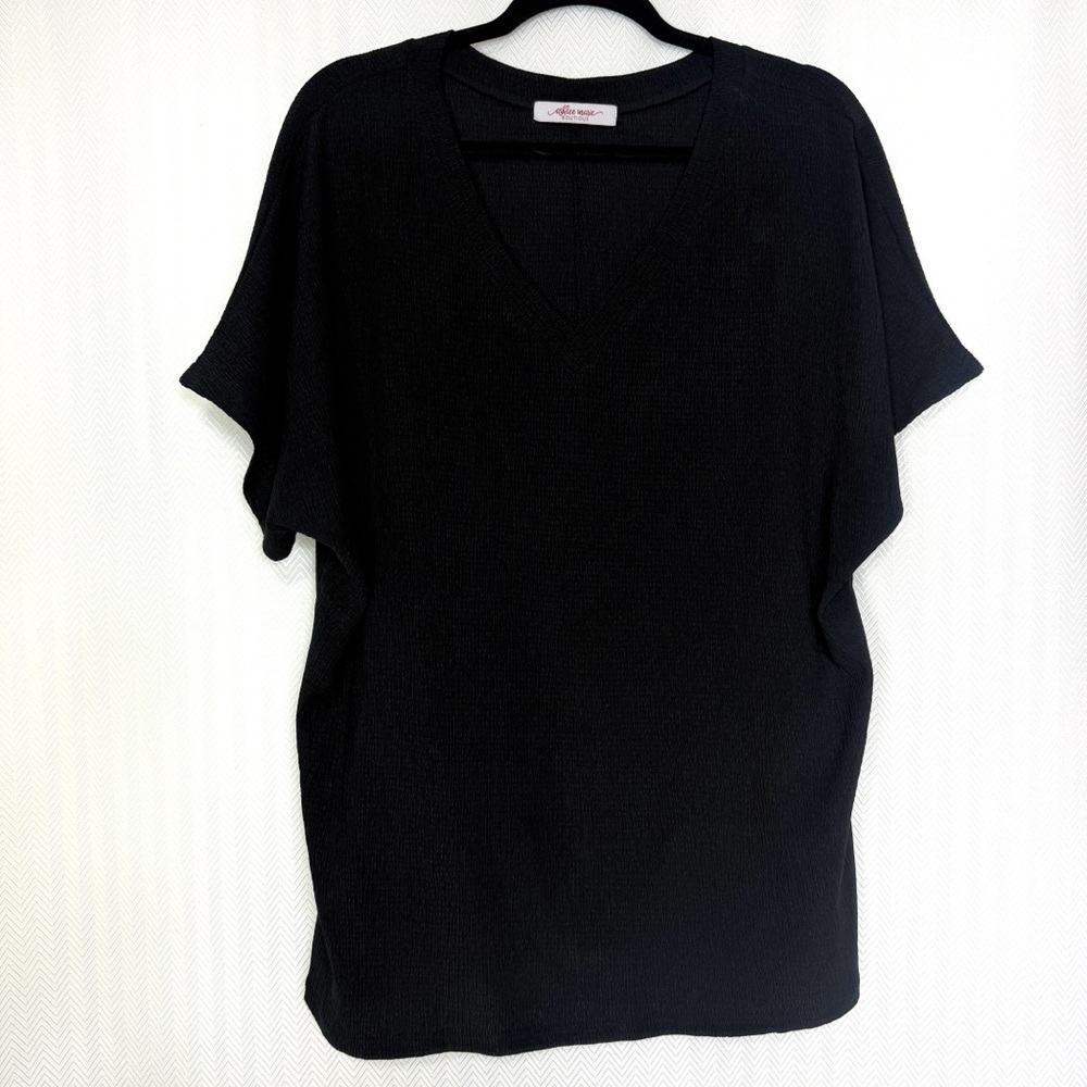 Ashlee Marie Boutique Noteworthy Dolman Top Size XL